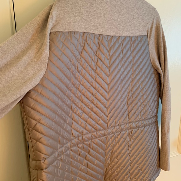 Chico’s Zenergy Lightweight Puffer/Cotton Jacket - Picture 4 of 6